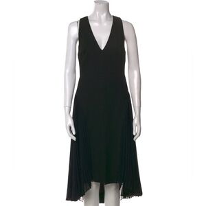 Halston Heritage Black Zippered Dress